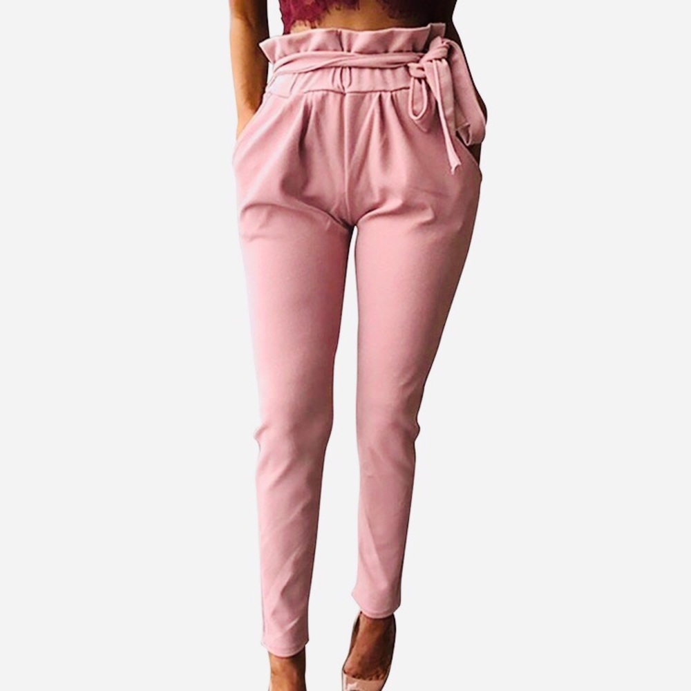 Slimfit Pale Pink Pants